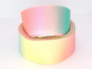 Fita De Gorgurão Estampada Multi Color Degradê 40mm N9 Alpet